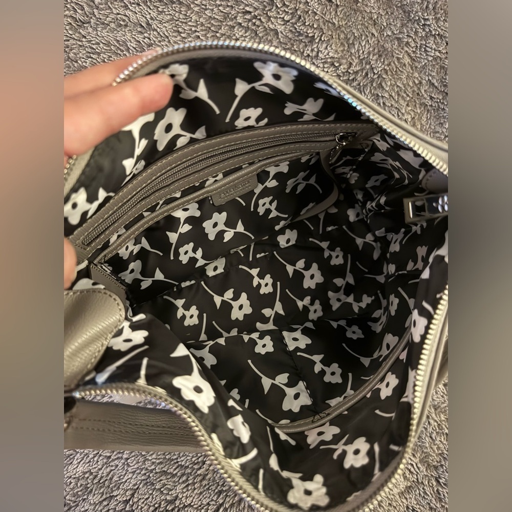 JENNA KATOR Gray Shoulder Bag Silver hardware - Picture 5 of 16